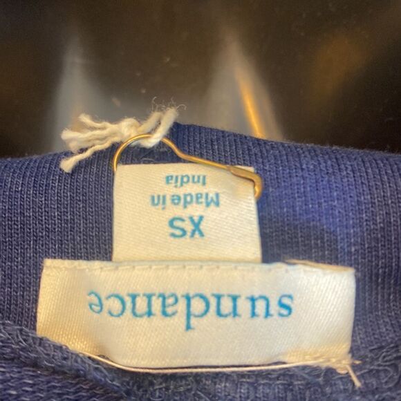 Sundance indigo days sweater xs NWT thick Lagenlook embroidered - Picture 9 of 10